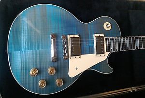 New Gibson Les Paul Traditional Ocean Blue Special Edition 100th '59 pickups