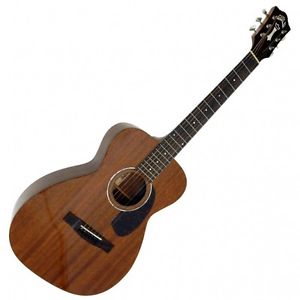 Guild M-120E Solid African Mahogany Body Used Electric Acoustic Guitar Japan F/S