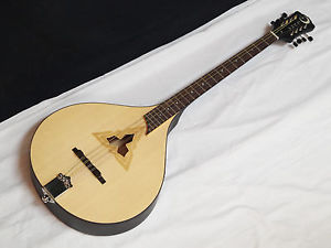 LUNA Trinity BOUZOUKI V2 acoustic electric NEW - Satin Natural Spruce