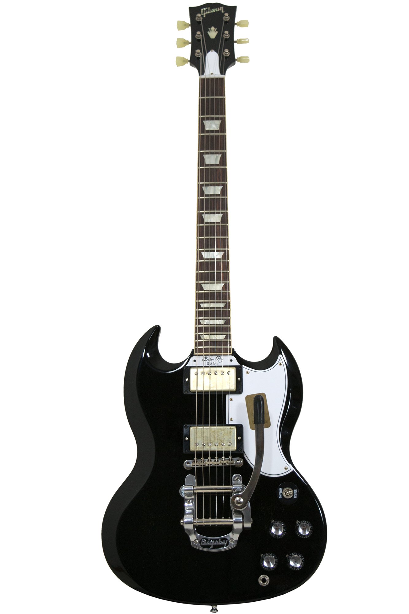 Gibson Brian Ray SG Standard RETOURE - Bigsby - Silver Fox