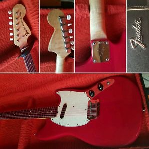 Fender Musicmaster 1966 USA Dakota Red (Stratocaster Telecaster) all original!