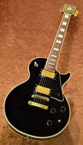 Epiphone LP CTM Black w/soft case Free shipping Guitar Bass from Japan #E1080