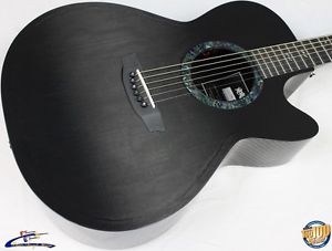 Rainsong CO-WS1000N2 Concert Acoustic-Electric Guitar w/ HSC, Black, NEW! #38213