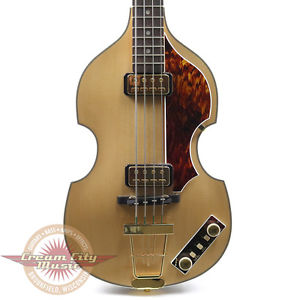 2009 HOFNER 5000/1 DELUXE ROSEWOOD ELECTRIC VIOLIN BASS