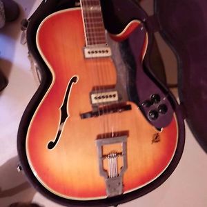 Vintage Framus Billy Lorento Vintage Guitar 1950s Amber Sunburst Material Issue