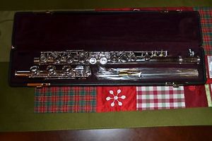 Yamaha Flute YFL-371HIIAL Allegro Series Silver and Gold  Reconditioned