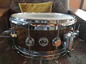 DW Collectors Exotic Edge 14 x 6.5 Snare Drum Excellent