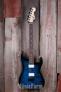 Charvel Pro Mod San Dimas Style 1 HH HT Electric Guitar Trans Blue Burst B STOCK