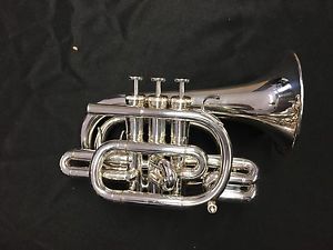 •Kanstul 905 Series Bb Pocket Trumpet  905-2 Silver