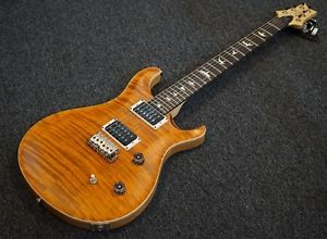 Free Shipping Used Paul Reed Smith 2015 CE24 Amber Satin Electric Guitar