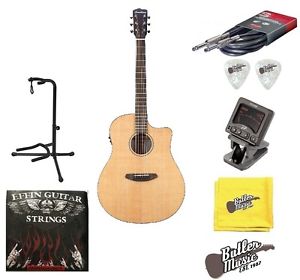 Breedlove Pursuit Dreadnought Acoustic Electric Guitar w/Stand, Cable + More!!!