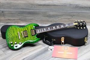 WOW! MINTY! Gibson SG Custom Shop Elegant Iguana Burst Quilt Best Finish Ever