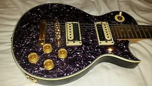 Vintage Grand Electric Guitar purple