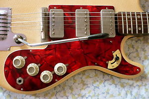 vintage gitarren Hofner 173 white vinyl  / 1963