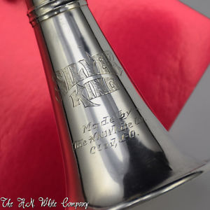 Vintage H. N. White “Silver King” Clarinet Sterling Silver Bell Super!