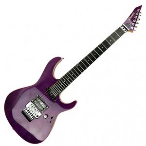 Edwards E-MV 125 FR Maple Flame Top Purple Used Electric Guitar Best Deal Japan