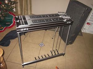 GFI Ultra D10 Pedal Steel Guitar 8X5 with Case Great Cond!!