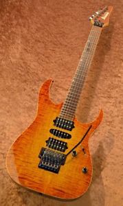 Ibanez J.Custom RG 1880 Brown w/hard case F/S Guitar Bass from Japan #E1085