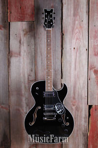 Dean COLT CBK Colt Semi Hollow Body Electric Guitar HH with Piezo Classic Black