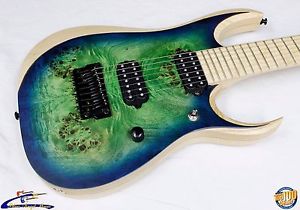 Ibanez Iron Label Series RGDIX7MPB 7-String Guitar Surreal Blue Burst! #38212
