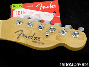 American Fender ELITE Telecaster Tele NECK and LOCKING TUNERS USA Maple Compound