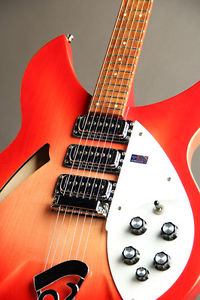 Rare Rickenbacker 340 Fireglo Sunburst 2006 Used Guitar w/Hard Case
