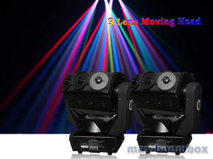 2 Units 9 Lens Moving Head Magic Laser Stage Light DMX DJ Club American