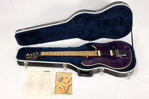 PEAVEY / WOLFGANG Trans Purple Electric Guitar w/HardCase From Japan Used #U256