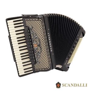 NEW Scandalli Piano Accordion Super VI Extreme Double Tone Chamber 41/120 LMMH