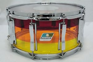 Ludwig Vistalite Series Snare Drum - 6.5"x14" - Tequila Sunrise