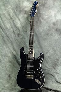 Fender Japan Exclusive Aerodyne Stratocaster Medium Scale HSS Gun Metal Blue/456