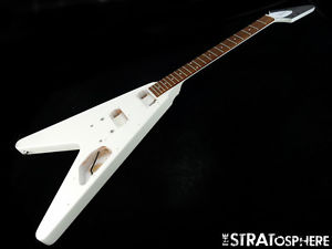 2017 Gibson USA Flying V T BODY & NECK American Slim Taper Alpine White SALE