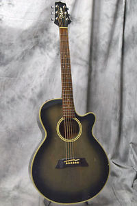 Used Electric Acoustic Guitar Takamine PT-106 Gray Black Sunburst