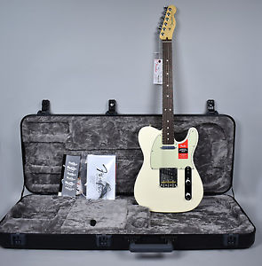 2016 Fender American Professional Telecaster Olympic White Electric Guitar OHSC
