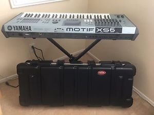 Yamaha Motif XS6 Keyboard, Synth, Workstation + SKB TSA Carry Case and Stand
