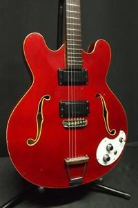 Rare Mosrite Celebrity III Red 1960 Used Guitar