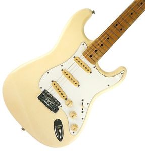 USED Fender Japan ST72-75 E Serial Vintage White Maple From JAPAN F/S Registered