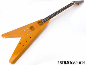 2016 Gibson USA Flying V Pro T BODY & NECK Guitar American LIMITED Faded Amber