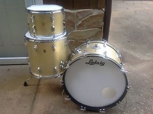 Vintage Ludwig Super Classic 13/16/22 In Faded Silver Sparkle. Players Kit