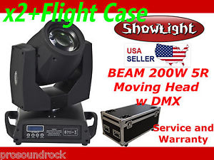 ShowLight BEAM 200W 5R Moving Head Light with FLIGHT CASE (alt Clay Paky Sharpy)