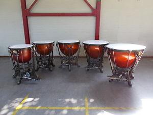 5 DiMavery Pedalpauken Berliner System, Pauken Timpani Tympani Kettle Drums