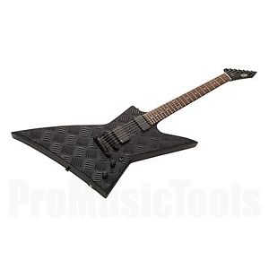 ESP EX Diamond Plate - Black w/ Diamond Plate *NEW* last one! metallica emg exp