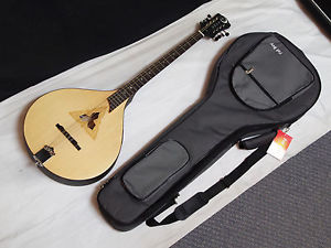 LUNA Trinity BOUZOUKI V2 acoustic electric NEW w/ GIG BAG - Satin Natural