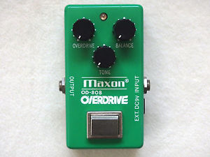 Vintage Maxon OD-808 Overdrive Guitar Effects Pedal Ibanez OD808