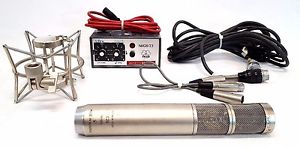 AKG C24 Stereo Condensor Microphone C 24 w/Selector Switch & Shock mount Austria