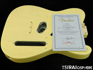 2004 USA Fender Custom Shop Classic Telecaster Tele BODY Nitro Vintage Blonde