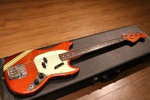 Fender 1969 Mustang Bass COR Used Electric Guitar with Hard Case JP F/S