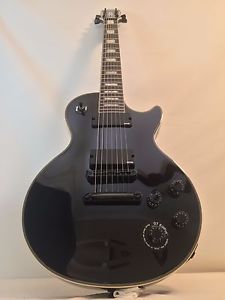 Epiphone Limited Edition Matt Heafy Les Paul Custom-7 Electric Guitar - Ebony