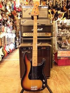 Fender USA 78 - 79's Precision Bass Vintage Sunburst Pre Used Electric Guitar
