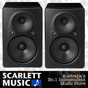 2x Mackie HR824mk2 8" 2-way Powered Studio Monitors HR824-mk2 *3 Yrs Warranty*